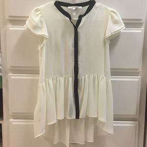 BCBGeneration top | EXTRA SMALL | ivory/black $88