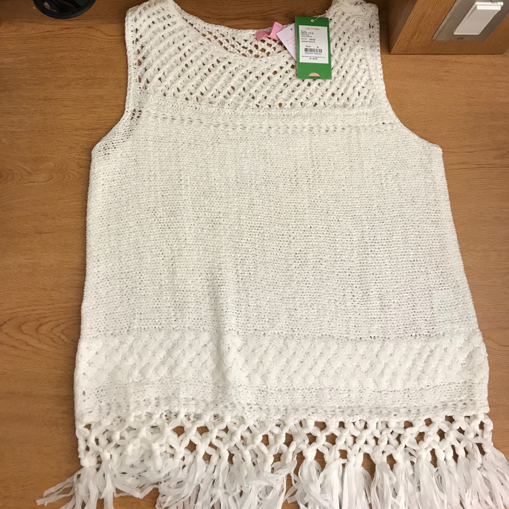Lilly Pulitzer Limon Sweater in Resort White