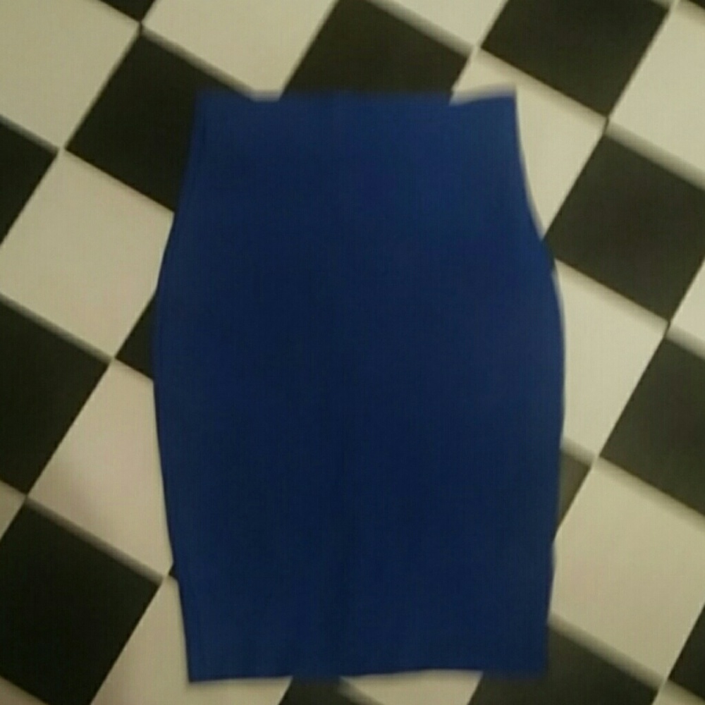 ROYAL BLUE Bodycon Skirt