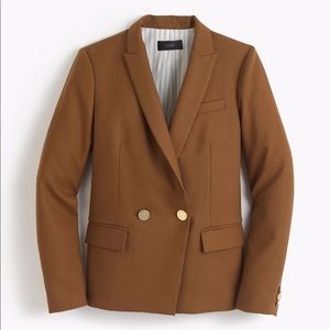 NWT J.Crew Dover Blazer Belgian Chocolate Sz 10T