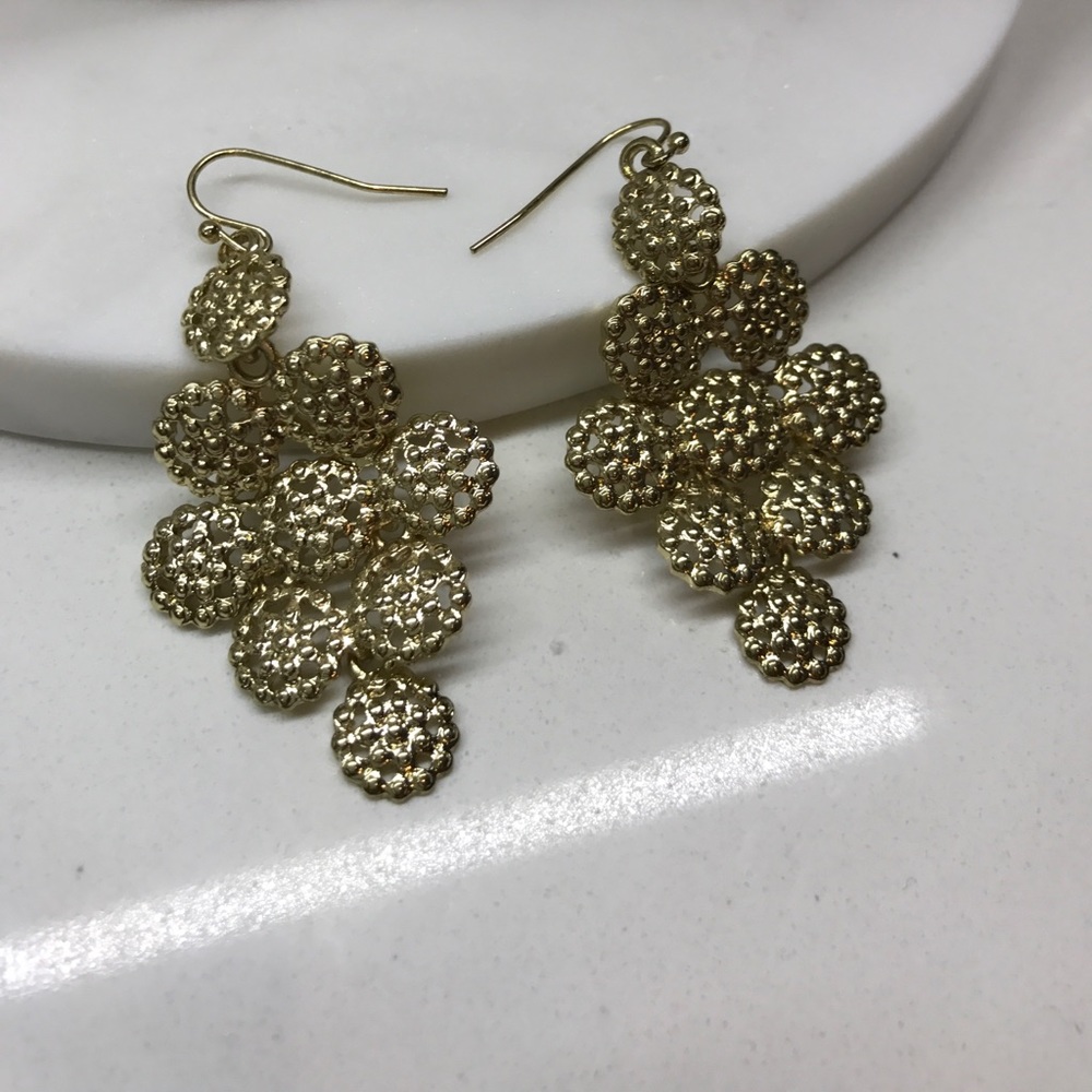 Gold Chandelier Earrings