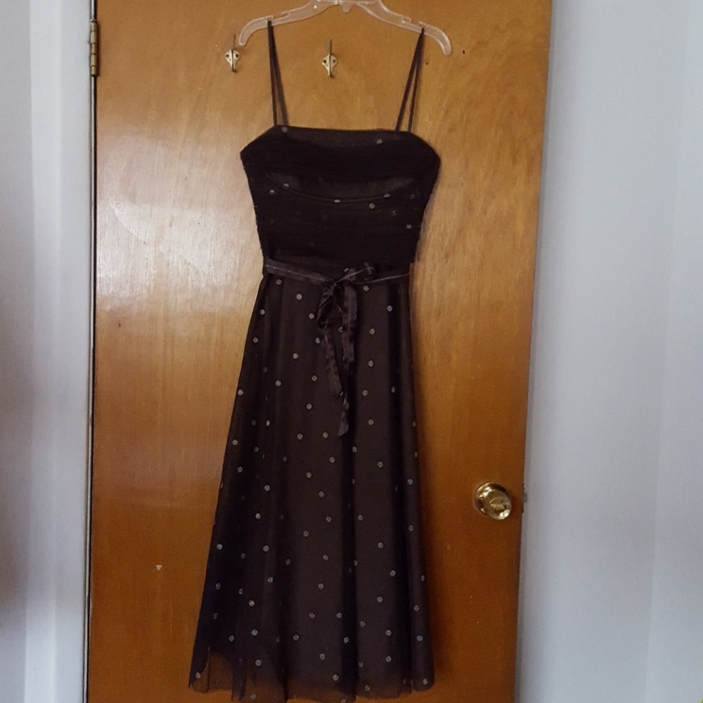 BCBGMaxAzria Tulle Cocktail Dress