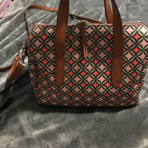 💥SALE TODAY ONLY!!!💥 Fossil bag! Geometric print