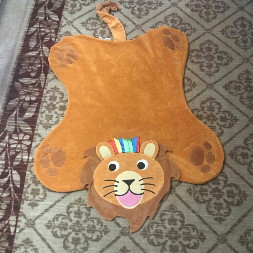 Lion baby blanket
