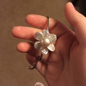 Sterling silver freshwater pearl bracelet