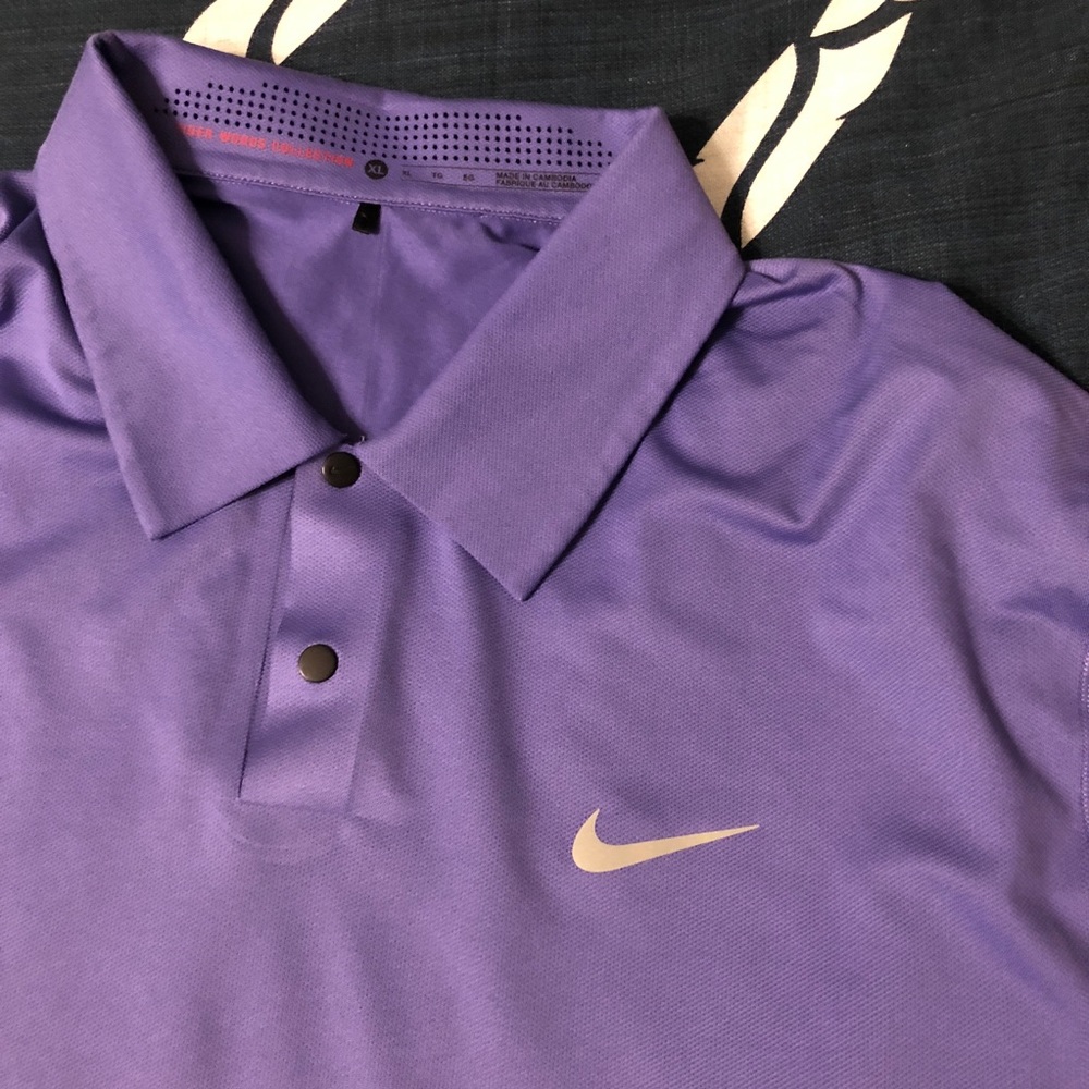 Nike Tiger Woods Collection Dry-Fit golf polo