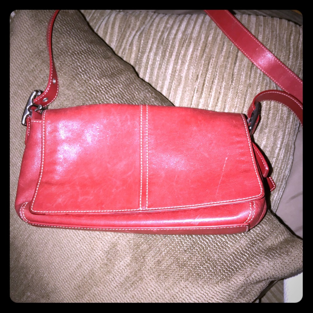 Authentic Coach Classic Demi Flap Bag No. 9848