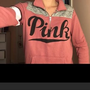 Victorias Secret PINK sweatshirt half zip