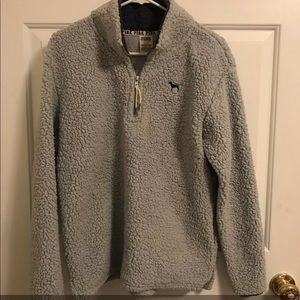 SOLD 🚫 VS Pink Sherpa Pullover