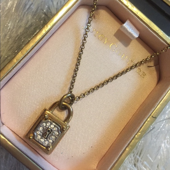 Juicy Couture-Vintage Lock Necklace - Picture 1 of 2