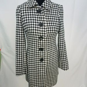 Ann Taylor Houndstooth Coat