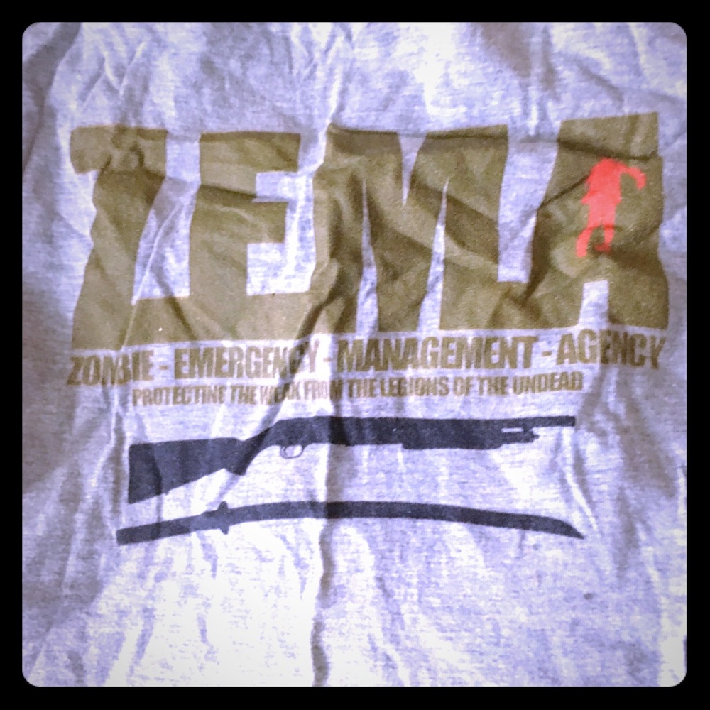 Custom Zombie Emergency Management Tee