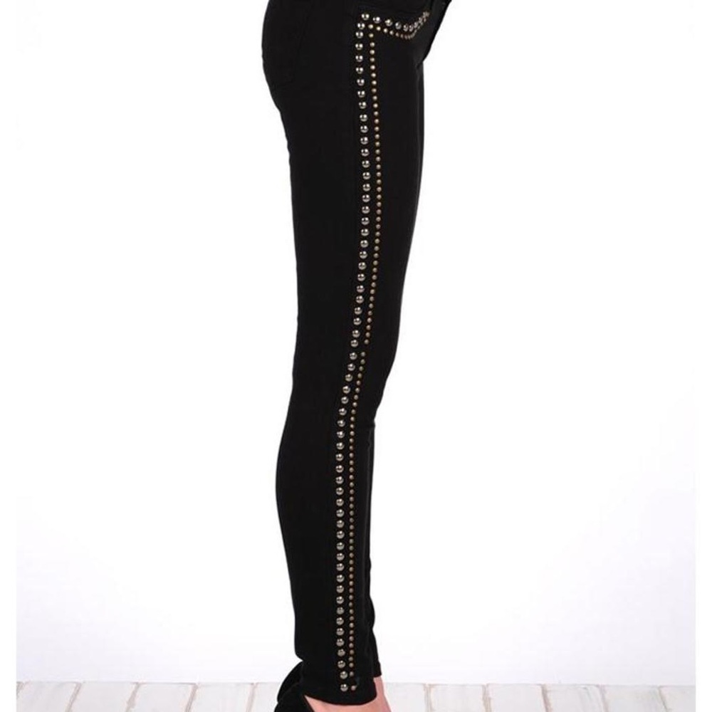 Henry & Belle black studded jeans