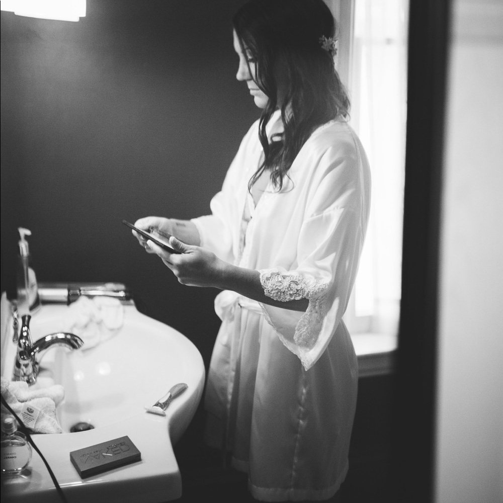 Victoria’s Secret robe and slip set