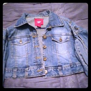 Demin Lil Miss just below the Chest Jacket