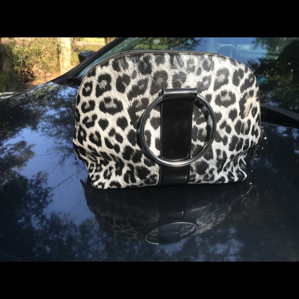 BeBe leopard print tote