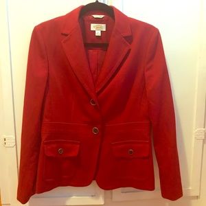 Talbot’s Red Blazer