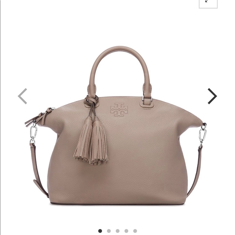 Tory Burch Thea Medium Slouchy Leather Satchel