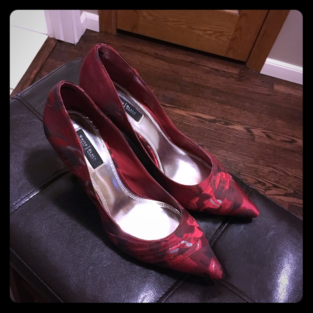 Red pumps from White House Black Market