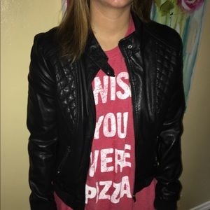 Leather Jacket - Black