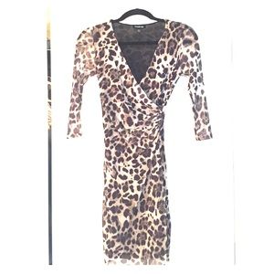 Cheetah print dress