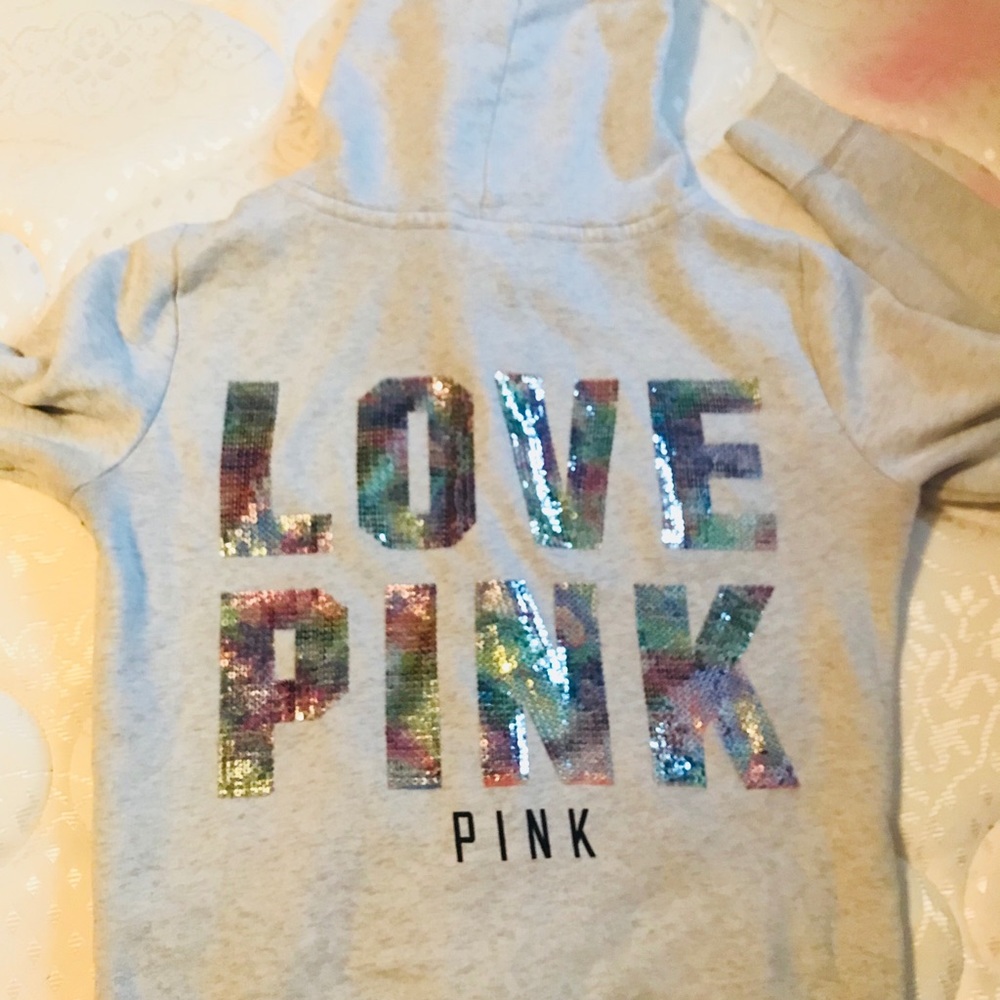 PINK zip up hoodie
