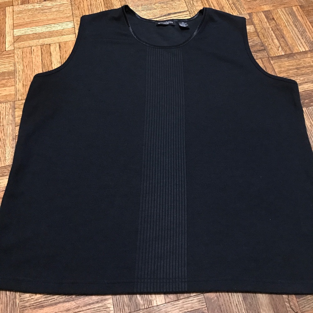 Women's Sleeveless Knit Top Plus Size 3X