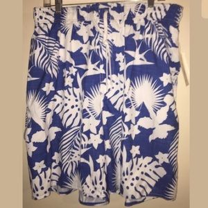 New Men's Newport Blue Beach Side 2XL Swim Trunks