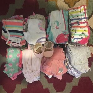 Baby girl clothing lot -75 pieces!! 6-9 months