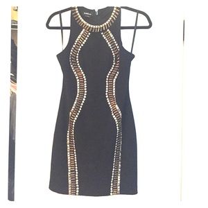 Bebe black mini dress