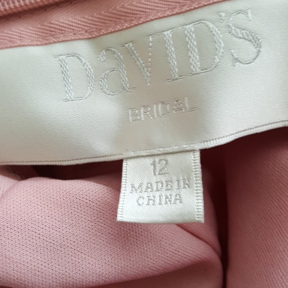 David's Bridal Jr. Bridesmaid dress Ballet color - Picture 4 of 4