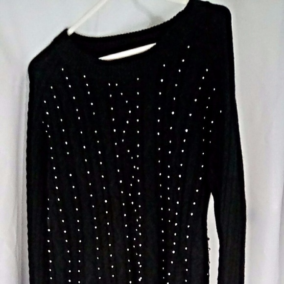 Sweaters - Brixon Ivy Sweater Women's Sz L Black Petey Beaded Sweaters - Brixon Ivy Sweater Women's Sz L Black Petey Beaded