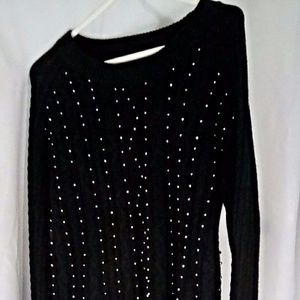 Sweaters - Brixon Ivy Sweater Women's Sz L Black Petey Beaded Sweaters - Brixon Ivy Sweater Women's Sz L Black Petey Beaded