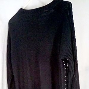 Sweaters - Brixon Ivy Sweater Women's Sz L Black Petey Beaded Sweaters - Brixon Ivy Sweater Women's Sz L Black Petey Beaded