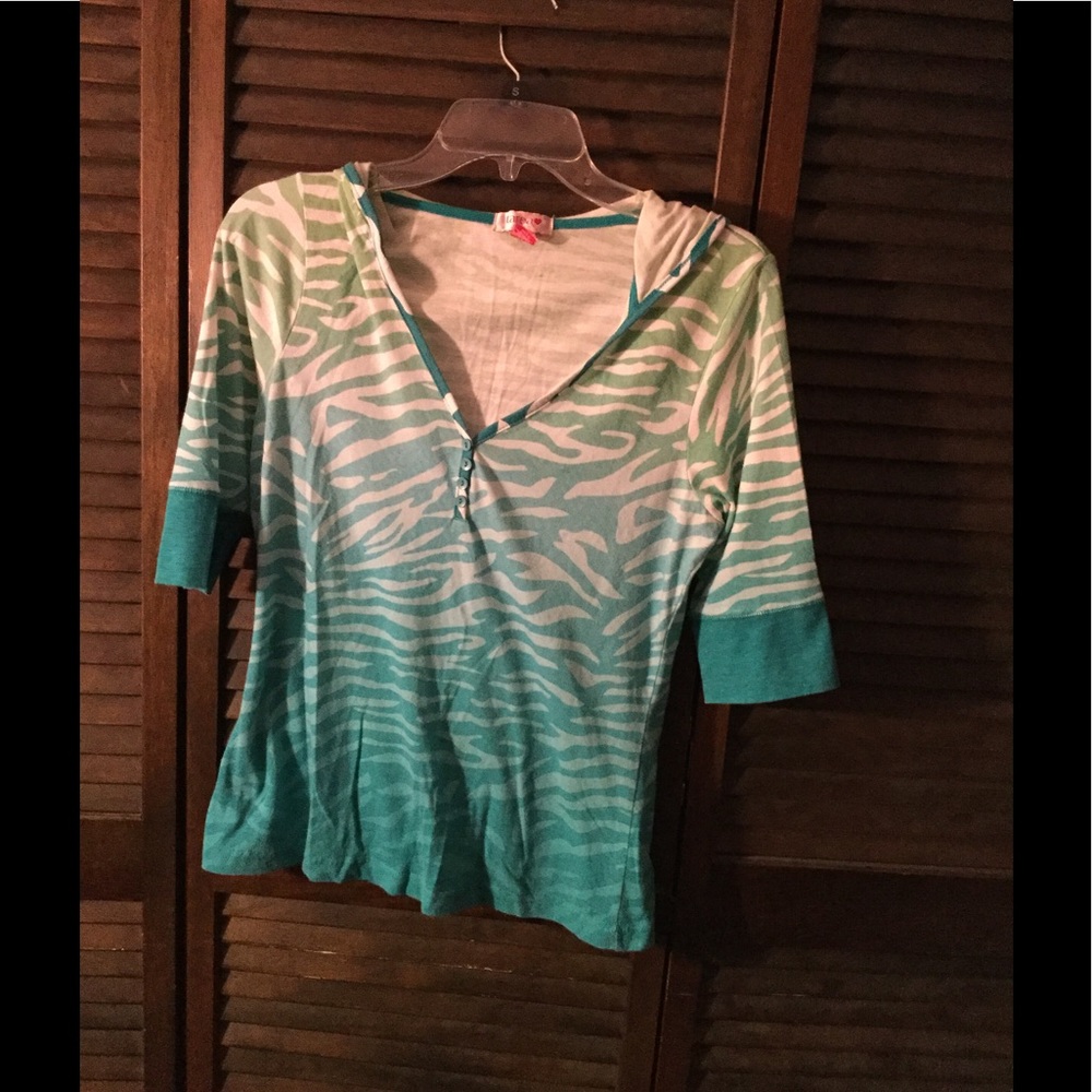 Shirt with a hood