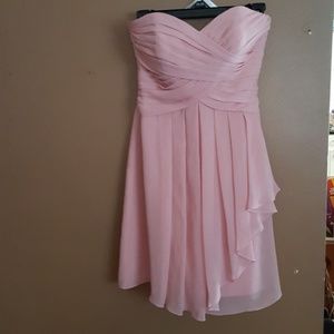 David's Bridal bridesmaid dress Ballet color