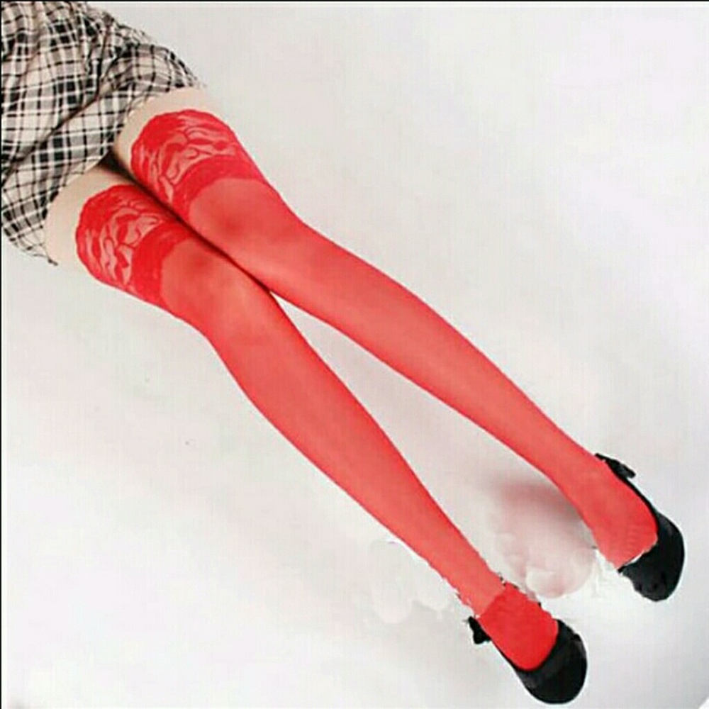 Stocking Set Sexy Stockings lace pantyhose - Picture 3 of 8