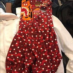 Red bape hoodie