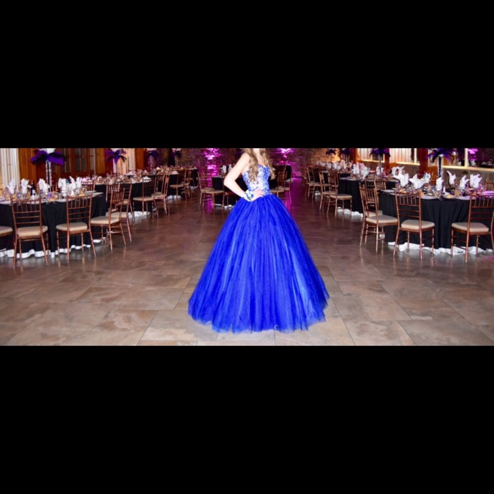 Cobalt Blue gorgeous sweet 16 dress