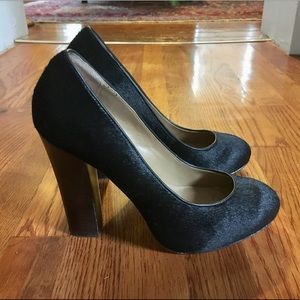 NEW PRICE—Ann Taylor Hair-on Block Heels