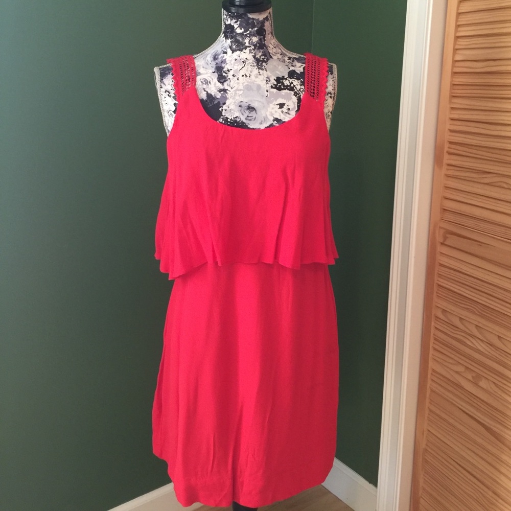 Maeve- Anthropologie- red dress ❤️