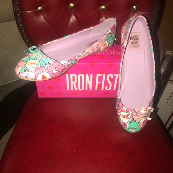 ❌SOLD❌ 🌈 Care Bears “Grin & Bear It” Flats 🌈 - Picture 2 of 3