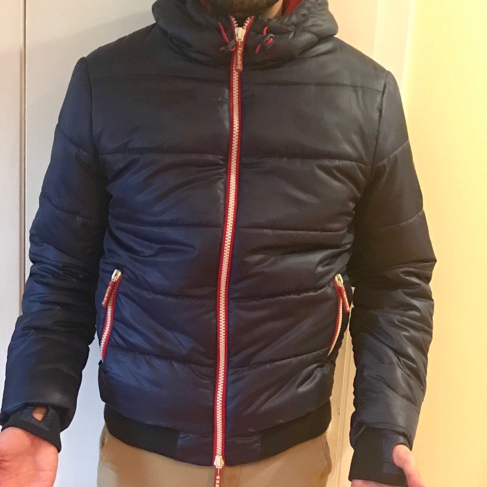 NWT Men’s Size L Superdry winter jacket in Navy