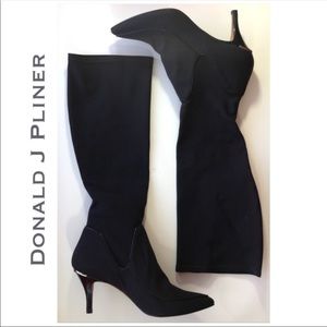 Sold NEW DONALD J PLINER stretch tall black