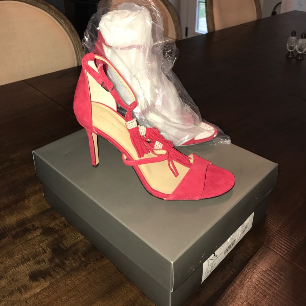Brand New Ann Taylor Hot Red Pumps!!!