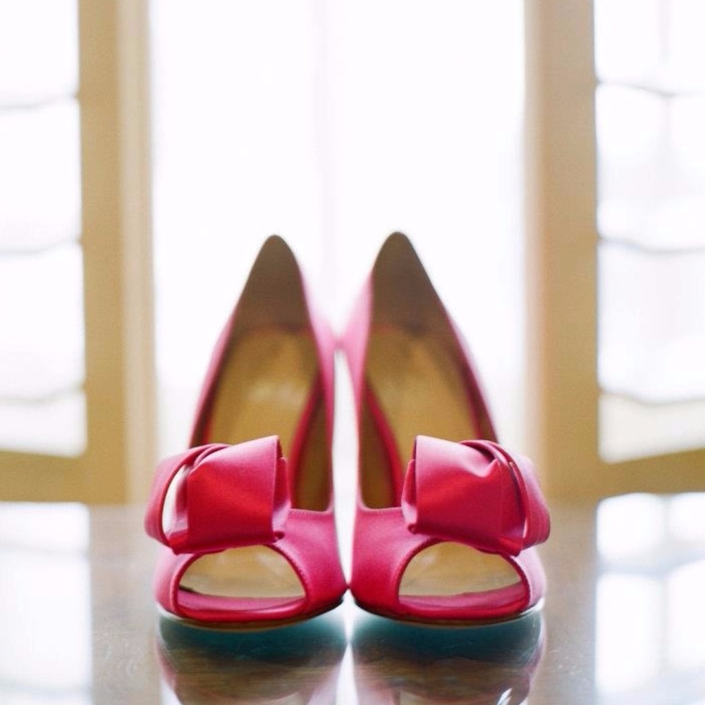 Kate Spade Hot Pink Heels 7.5