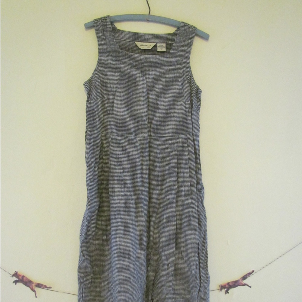 Vintage Eddie Bauer Gingham Picnic Dress