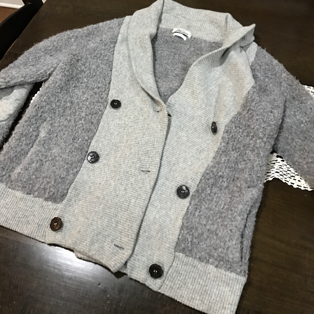 Wallace for Madewell sweater/ jacket.