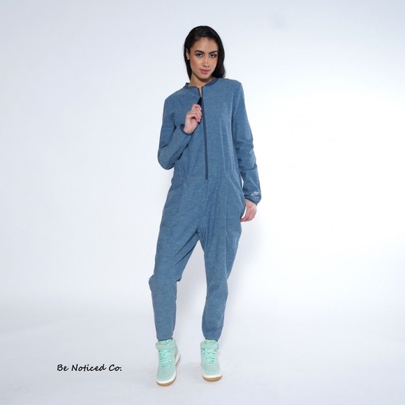 nike jumpsuit blue