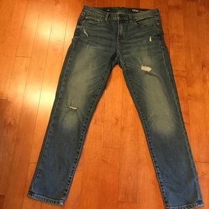 Gap girlfriend cropped jeans
